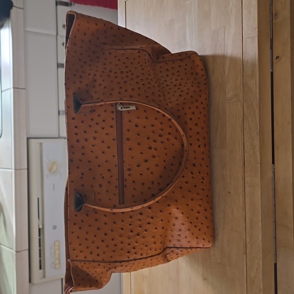 Ostrich Luggage Tote - Picture 2 of 6